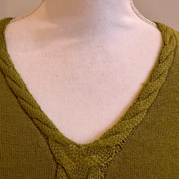 Coldwater Creek Green Knit Sweater - Picture 3 of 6
